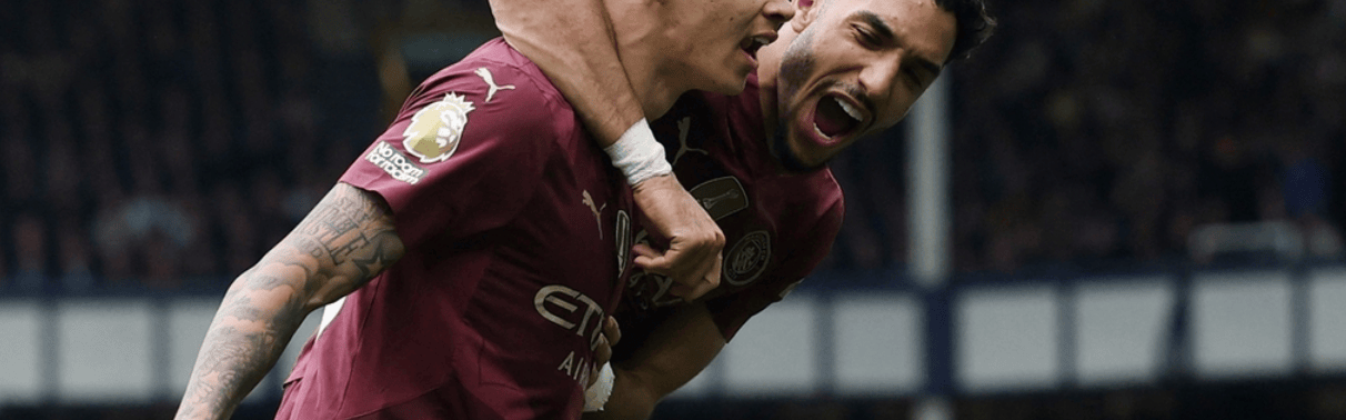 英超最新积分战报：曼城挤进前4，维拉踢爆纽卡，布莱顿被灌4球