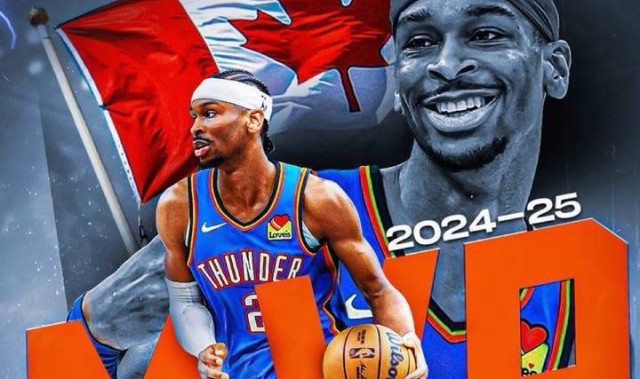 亚历山大荣获常规赛MVP！场均32.7分6.4助攻