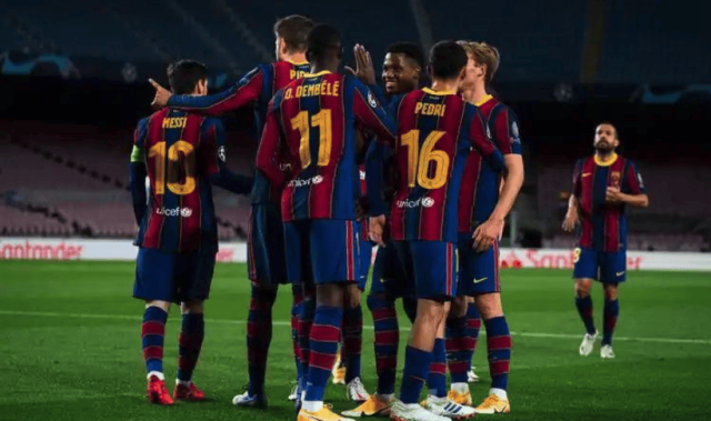 OD资讯：欧冠周最佳阵容公布：巴萨与巴黎成最大赢家